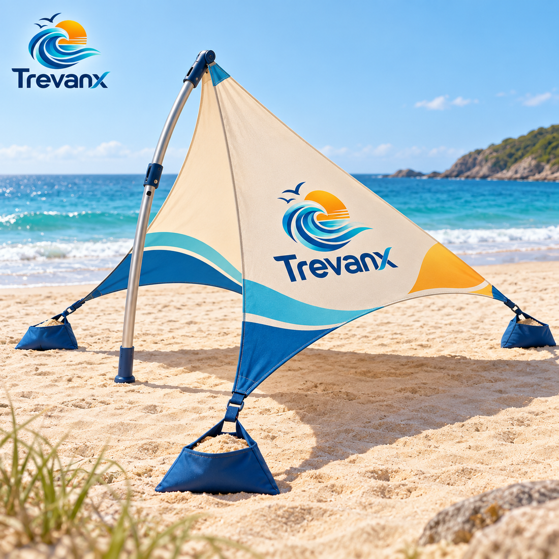 Trevanx™ ArcShade Single-Pole Sun Sail