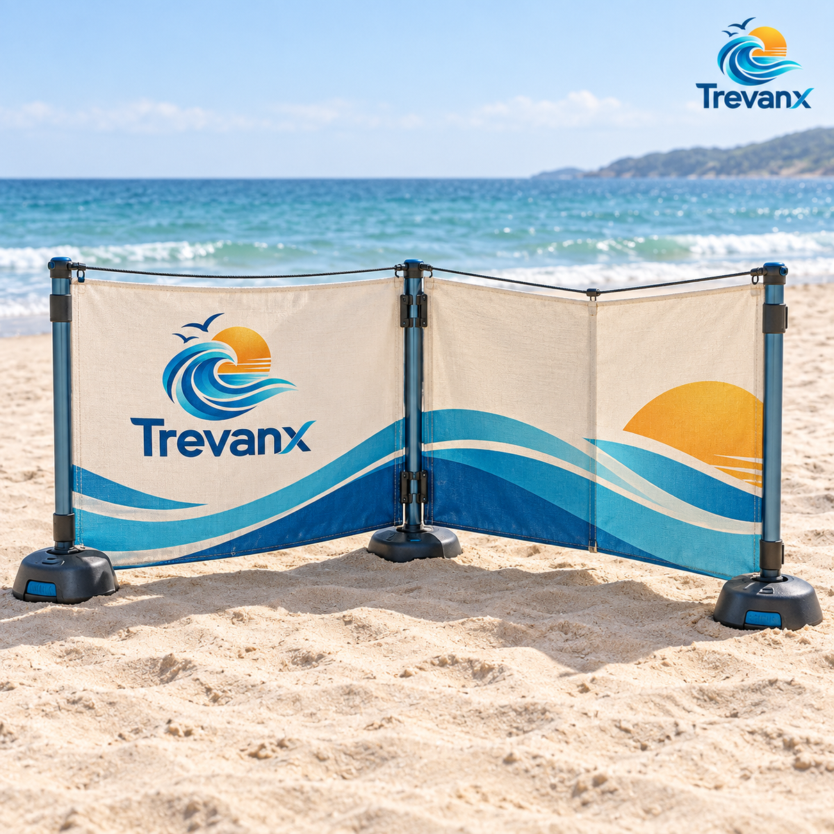 Trevanx™ AccordShield Beach Windbreak