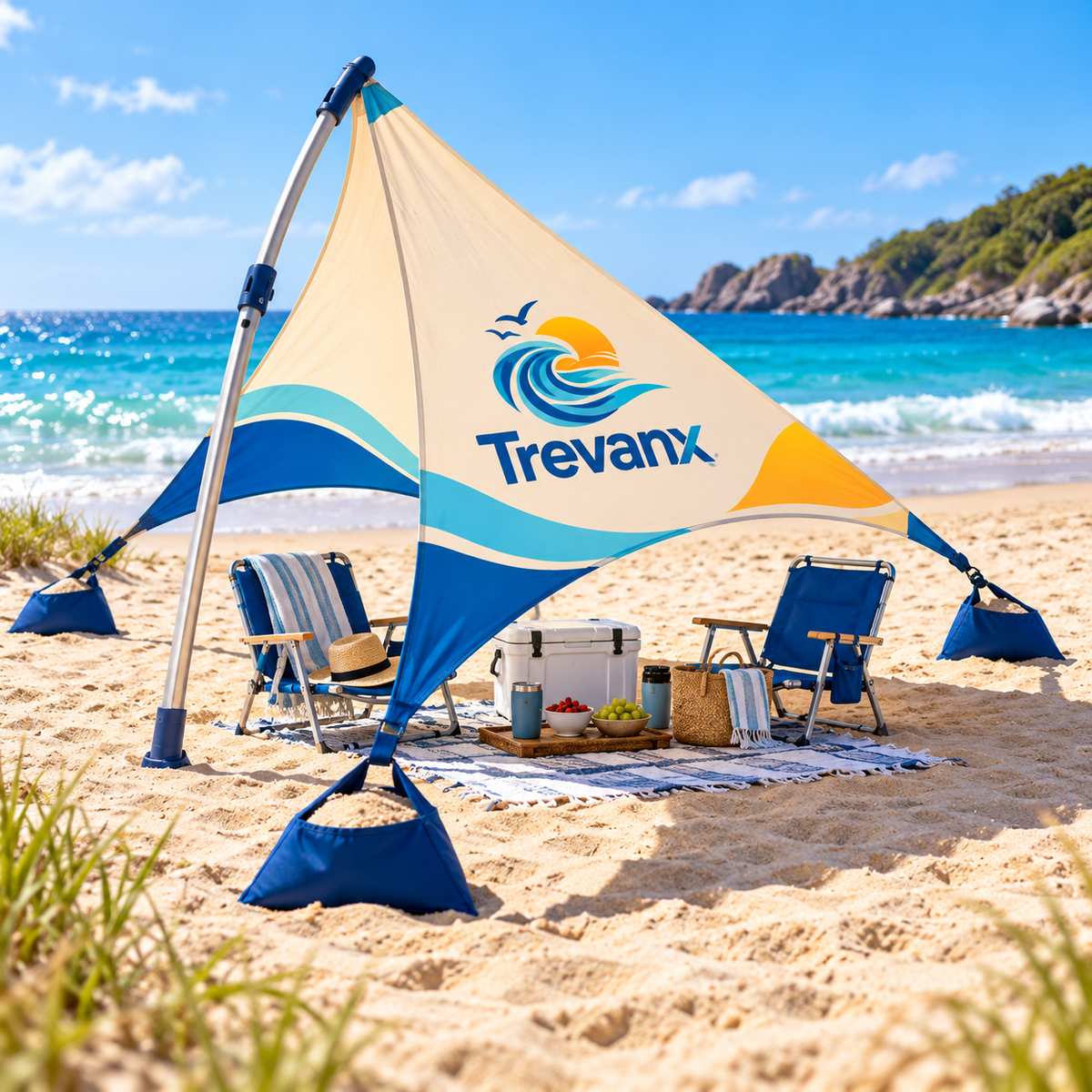 Trevanx™ ArcShade Single-Pole Sun Sail