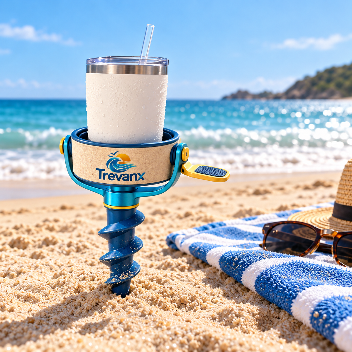 Trevanx™ SpiralHold Beach Drink Stake