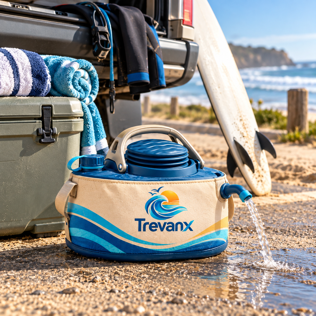 Trevanx™ FootPump Rinse Can