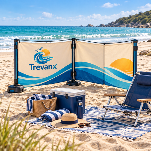 Trevanx™ AccordShield Beach Windbreak